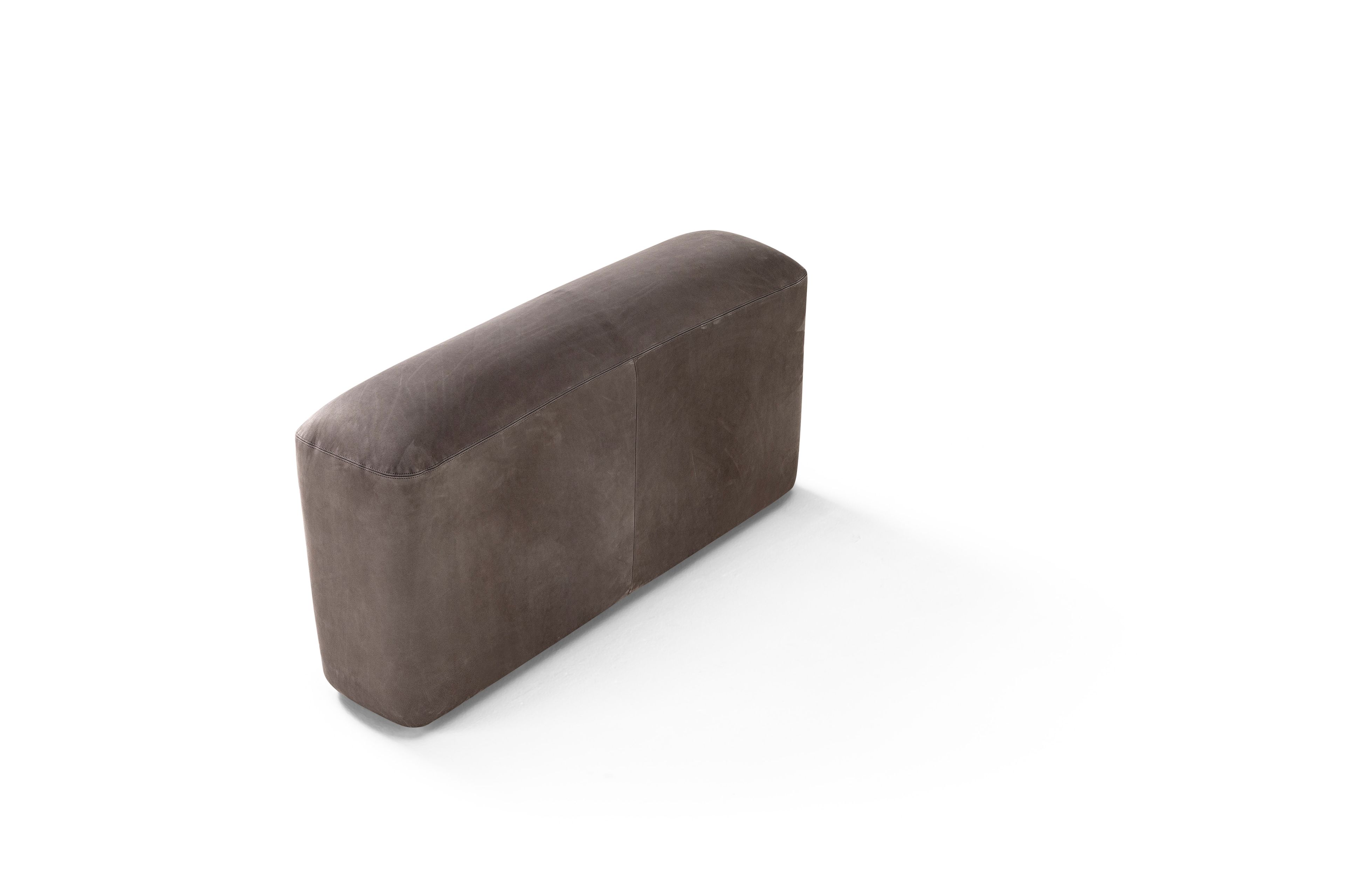 3-местный кожаный модульный диван Amura ARCH-00118588 - Вид №14