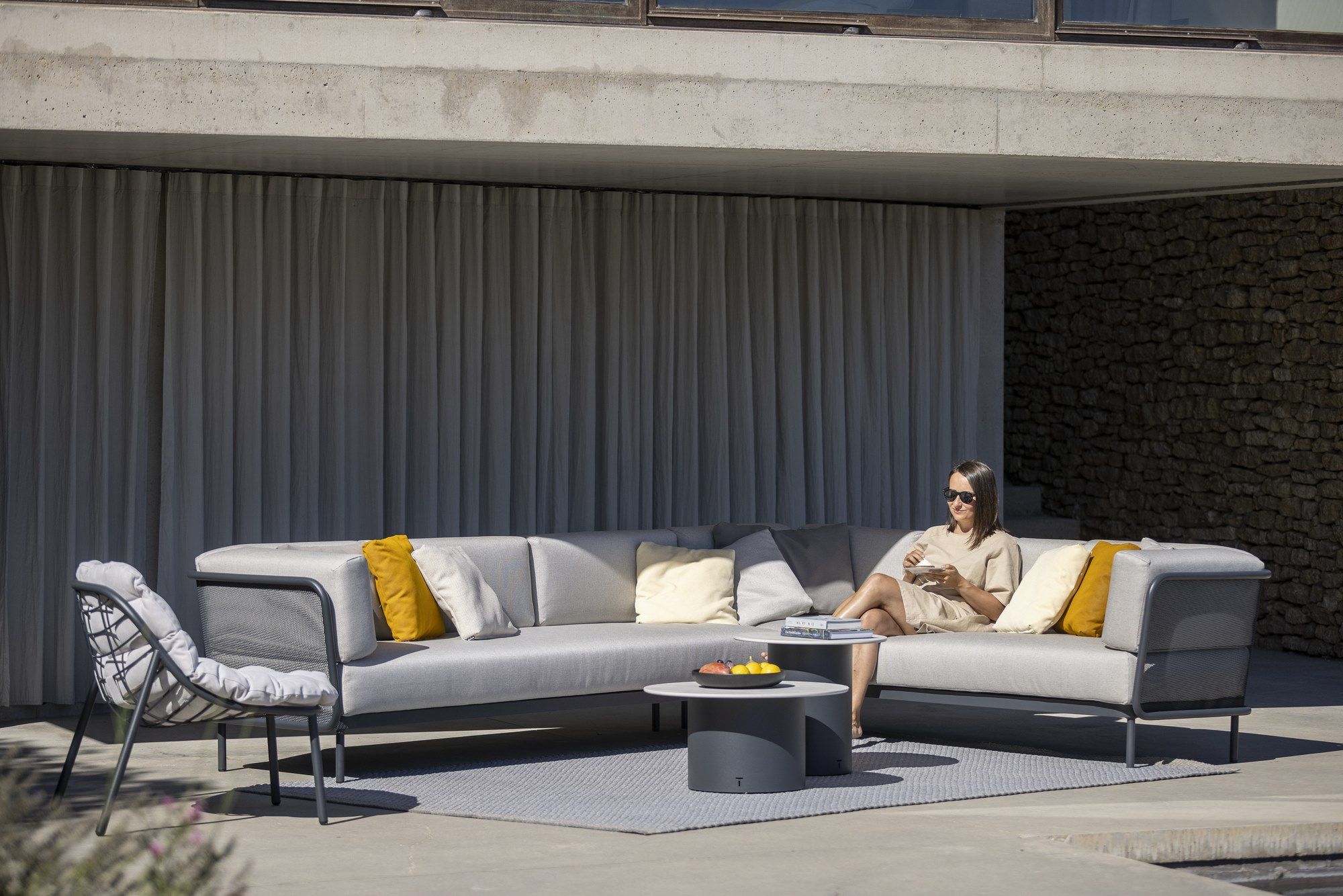 Тканевый модульный садовый диван Todus Baza ARCH-00073566 - Вид №11