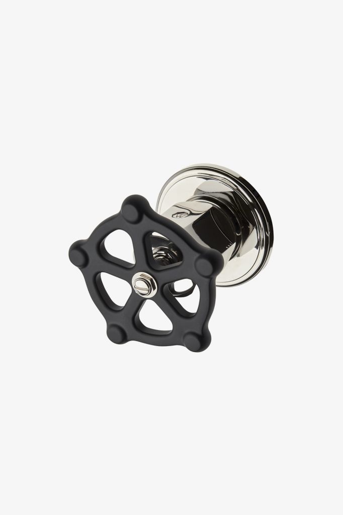 RGVC01 Облицовка клапана регулировки громкости регулятора с черной ручкой колеса Waterworks 