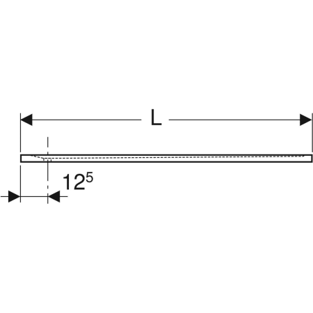 550.263.00.2 Прямоугольный душевой поддон Geberit Sestra Geberit  - Вид №3