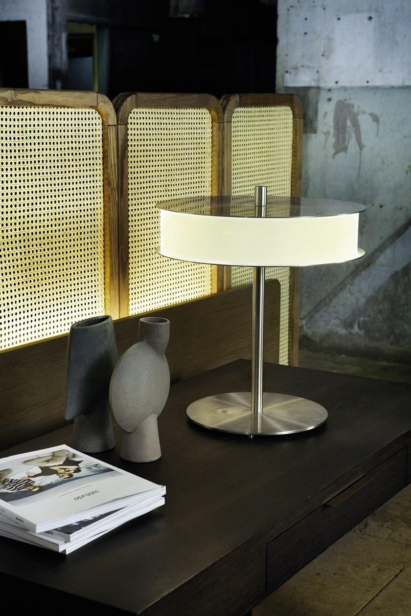 HMD INTERIORS Настольная лампа из стали с абажуром из поликарбоната sun-id-1485057 - Вид №1