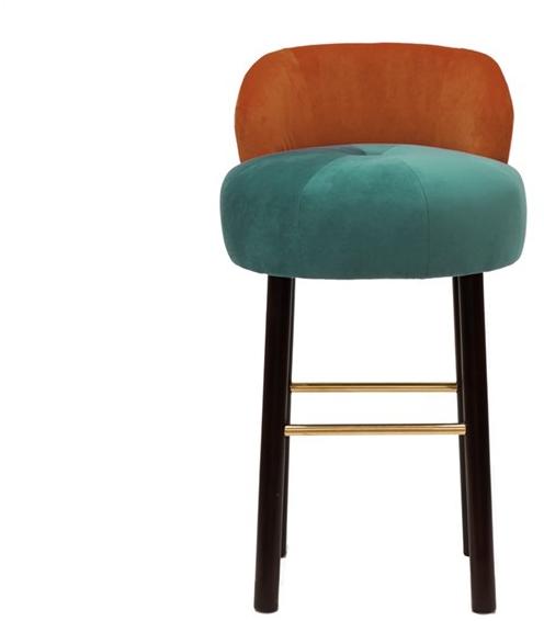 Moanne Бархатный стул с подставкой для ног Majestic sun-id-1514639 - Вид №1