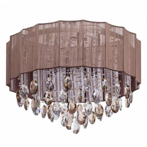Потолочная люстра MW-Light Жаклин 6 465012718 MW-LIGHT ДИЗАЙНЕРСКИЕ, ЖАКЛИН 183001 Коричневый