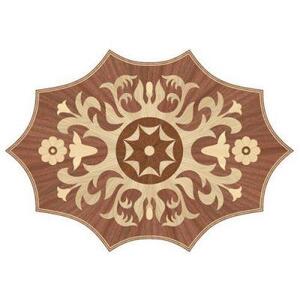 Художественный паркет Da Vinci Розетка 26-066 Дуб Селект (Гладкая) х1000диаметр мм.