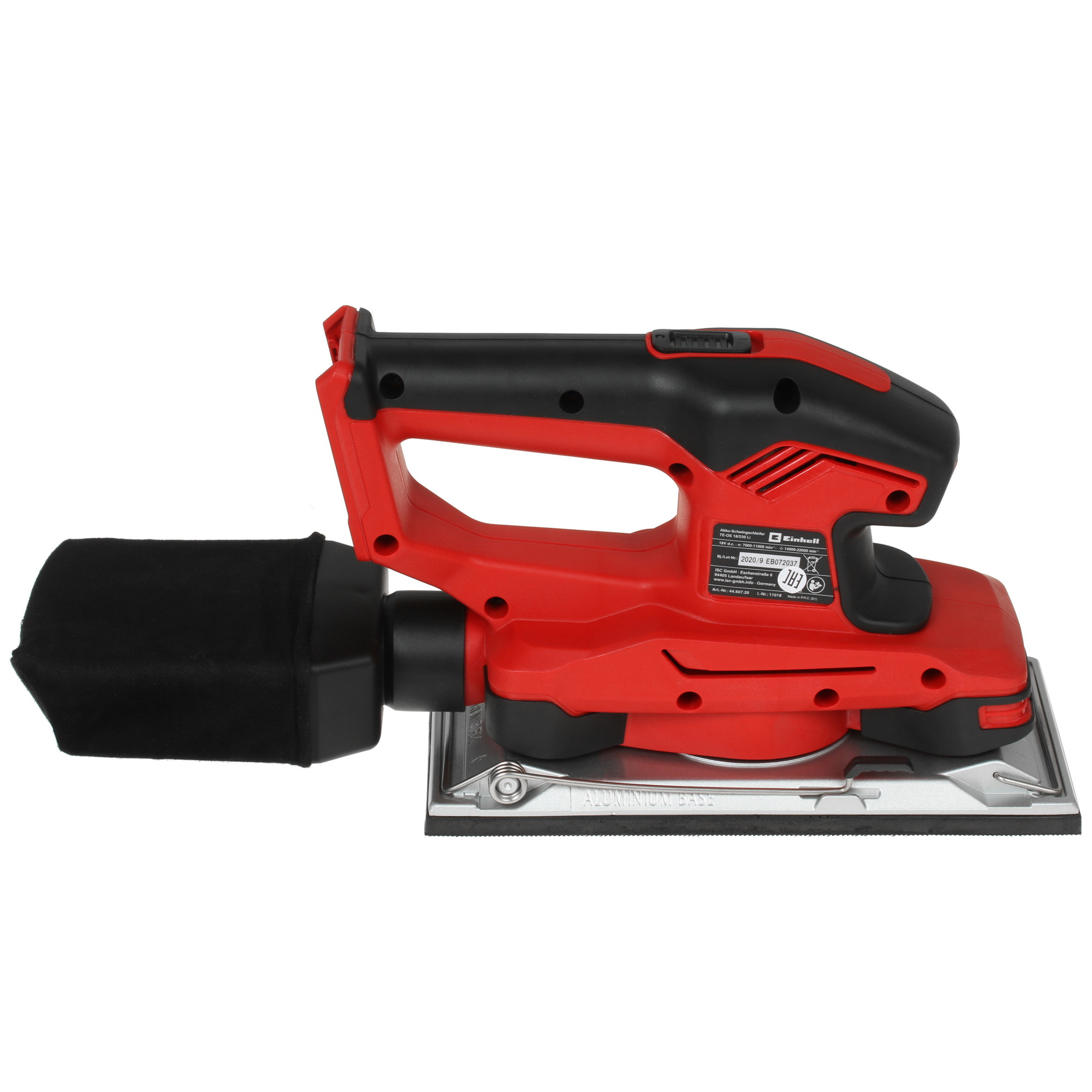 Виброшлифовальная машина Einhell TE-OS 18/230 Li- Solo Power X Change 18V  , Без ЗУ, Без АКБ 5322661 STDN-0119628 - Вид №3