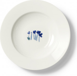 10639813 Dibbern Тарелка суповая Dibbern "Впечатление.Дельфиниум" 23см Фарфор