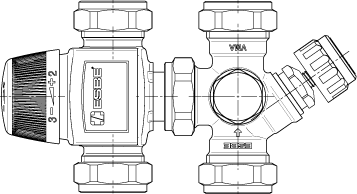 3150 26 00 VMB423Ротационные клапаны » Esbe серии VMB400  - Вид №1