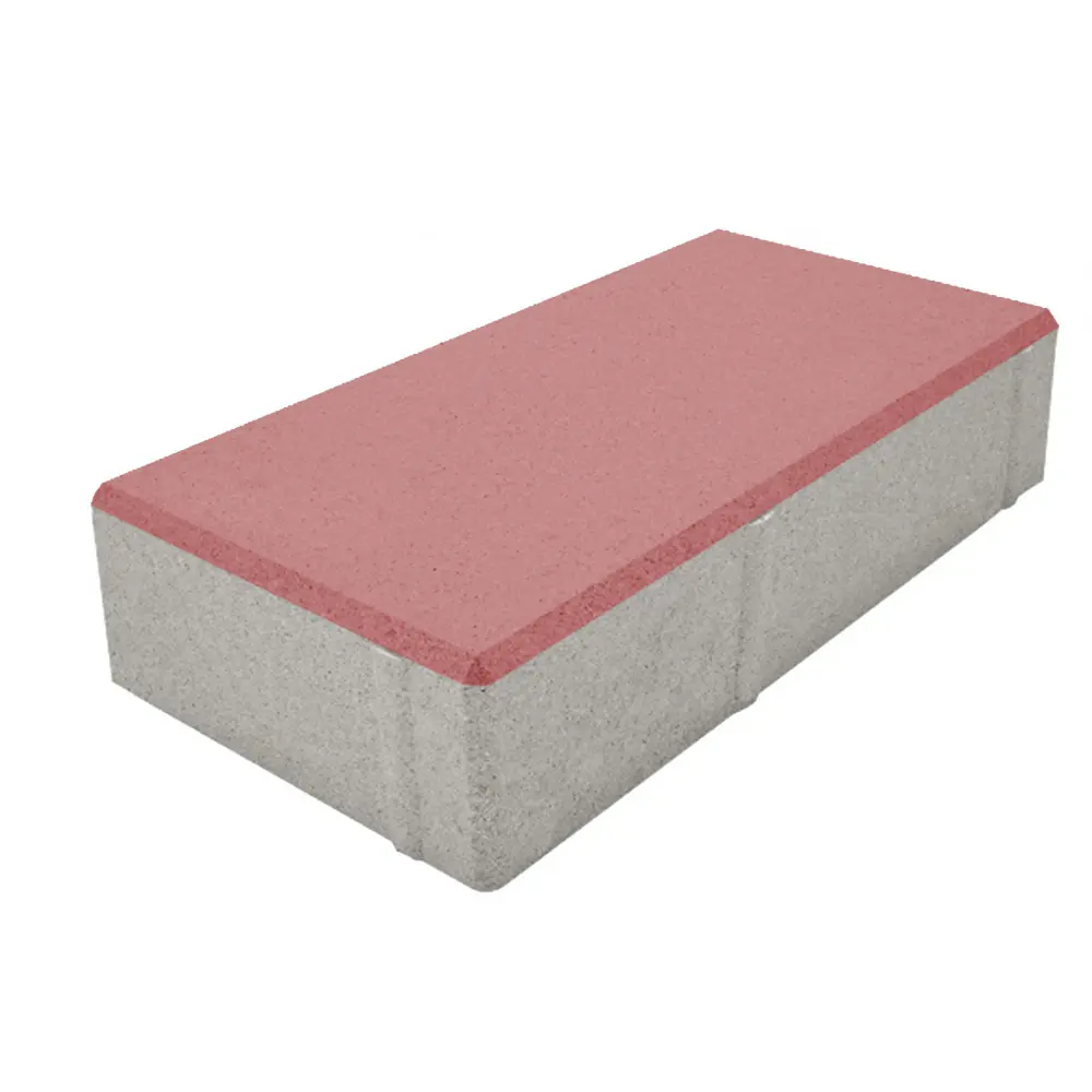Плитка тротуарная Призма 200x100x60 мм цвет терракотовый 85263186 STLM-2176141 Santreyd 
