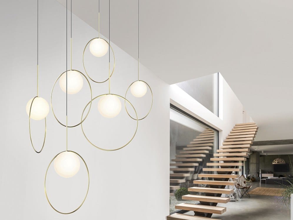 Опаловое стекло с регулируемой яркостью подвесной светильник Pablo Designs Бола ARCH-00051018