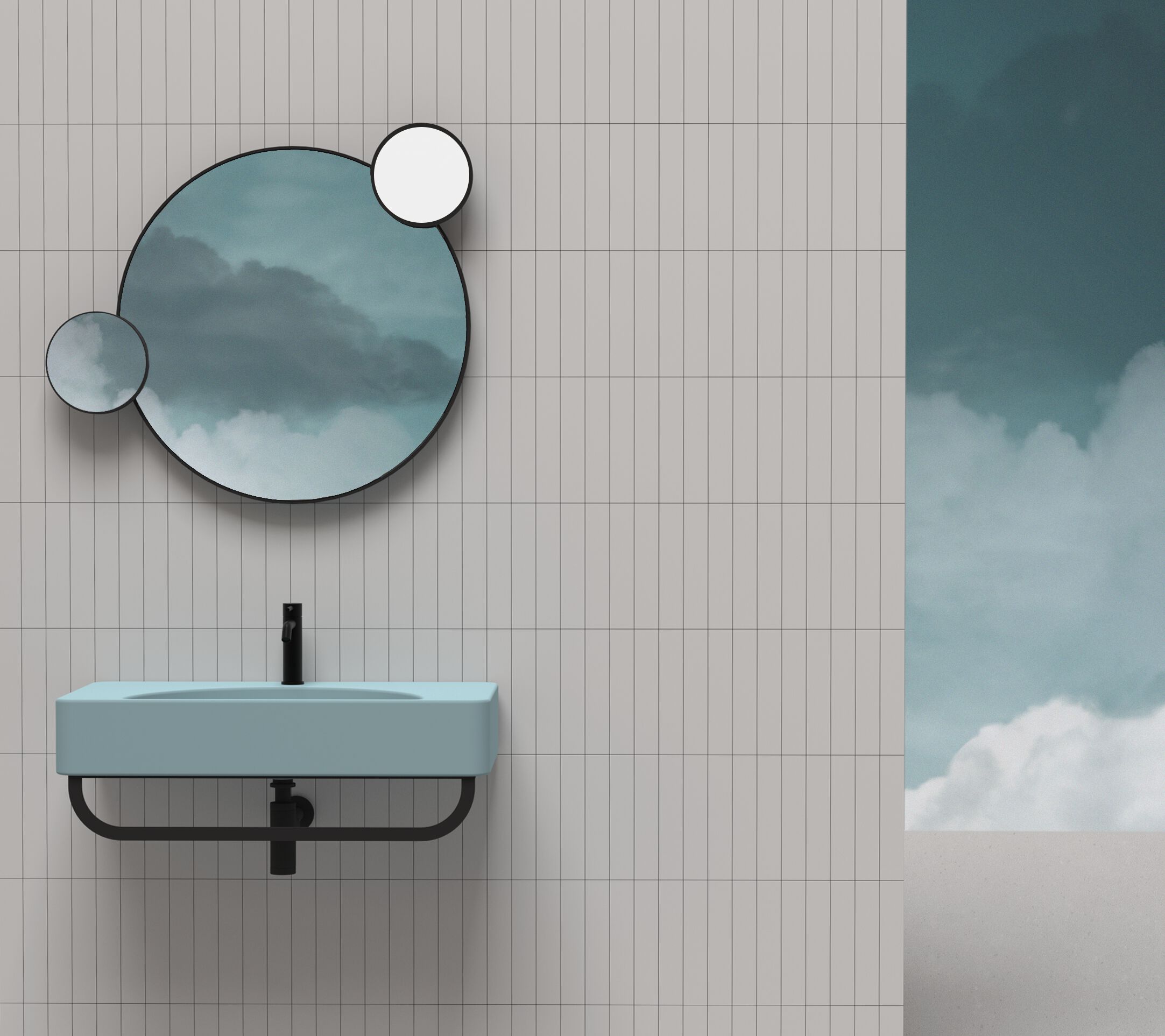 Керамический одиночный умывальник Alice Ceramica Lunaris ARCH-00034417 - Вид №3