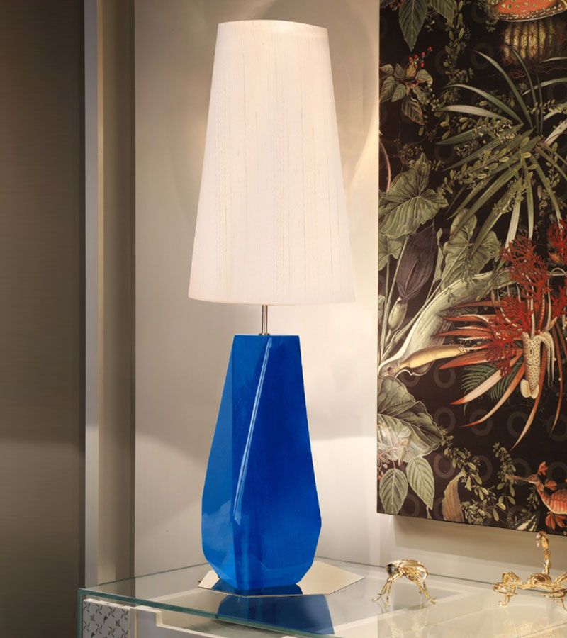 0-104 Почувствуй синюю настольную лампу Boca Do Lobo  - Вид №10