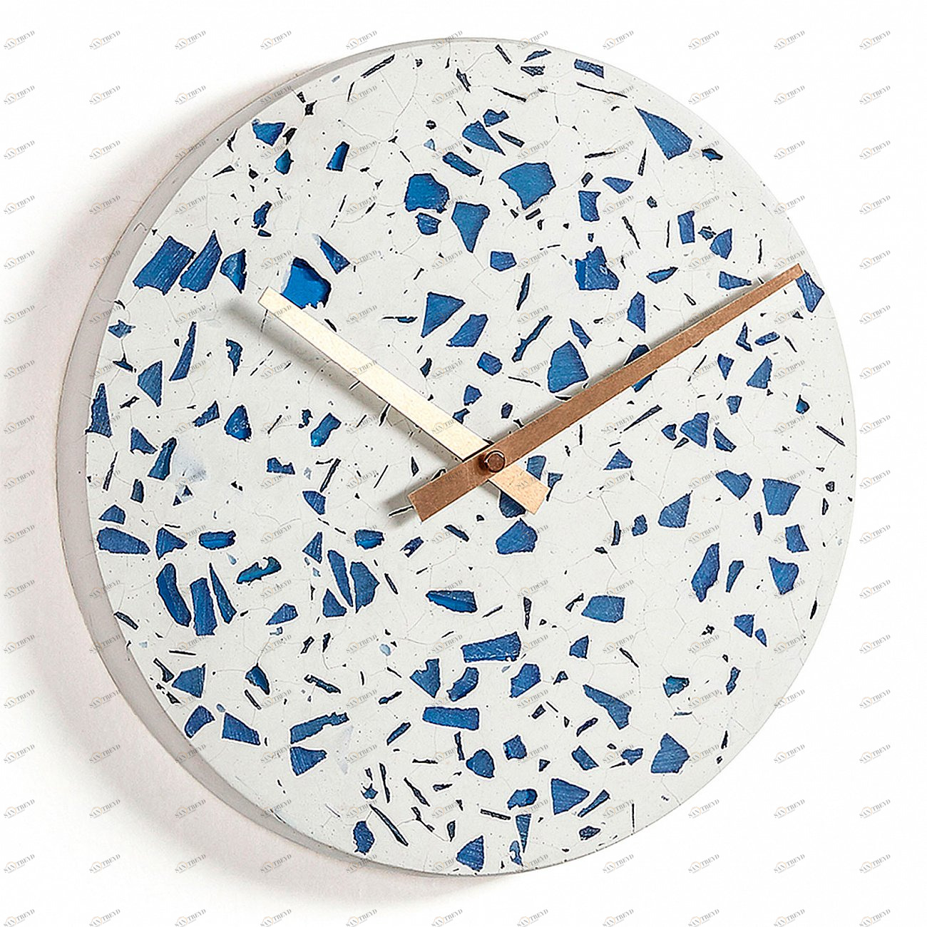 Часы настенные белые с рисунком круглые Accord от La Forma LA FORMA ДИЗАЙНЕРСКИЕ 344233 Белый 