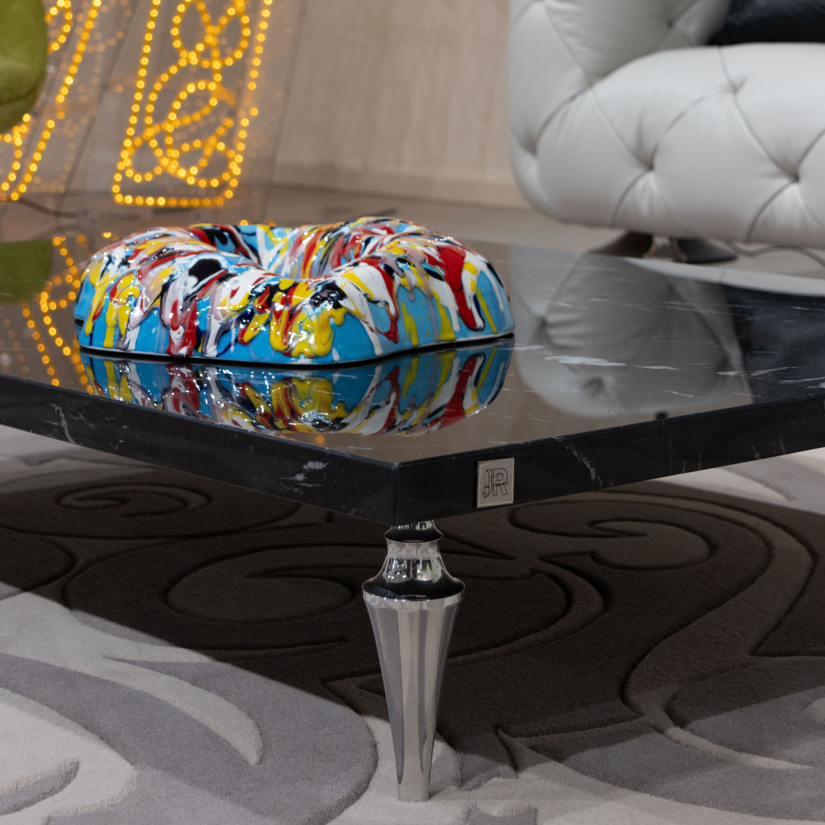 Мраморный низкий прямоугольный журнальный столик Formitalia Джон Ричмонд ARCH-00051401 - Вид №1