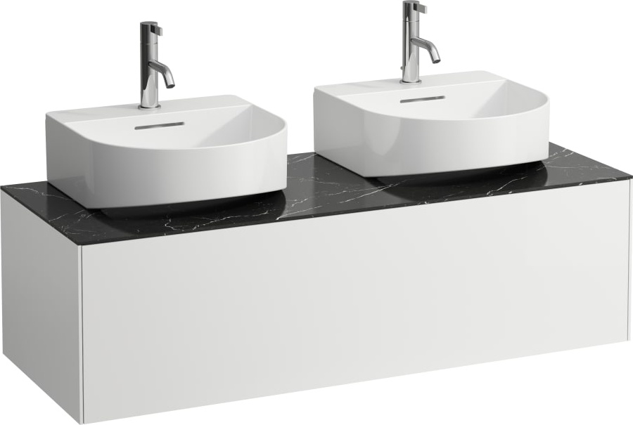 H4054540340401 Шкафчик, 1 ящик, совместим с мини-раковиной 816341, с отверстиями слева и справа LAUFEN PRO - Вид №6