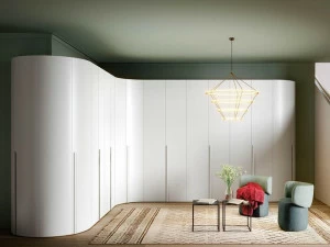 Novamobili Модульный угловой лакированный шкаф