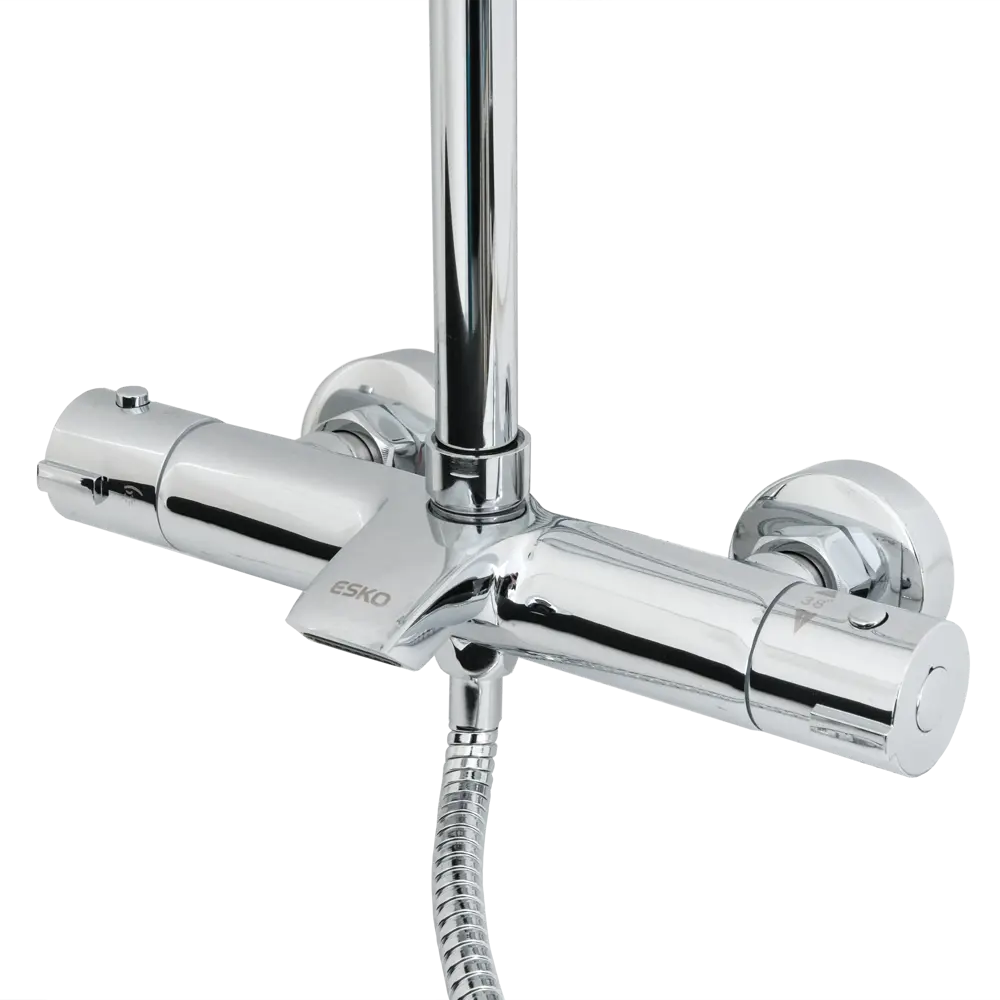 Душевая стойка Esko ST2040LM 1 режим с термостатом цвет серый/серебристый 83680053 STLM-2156755  - Вид №3