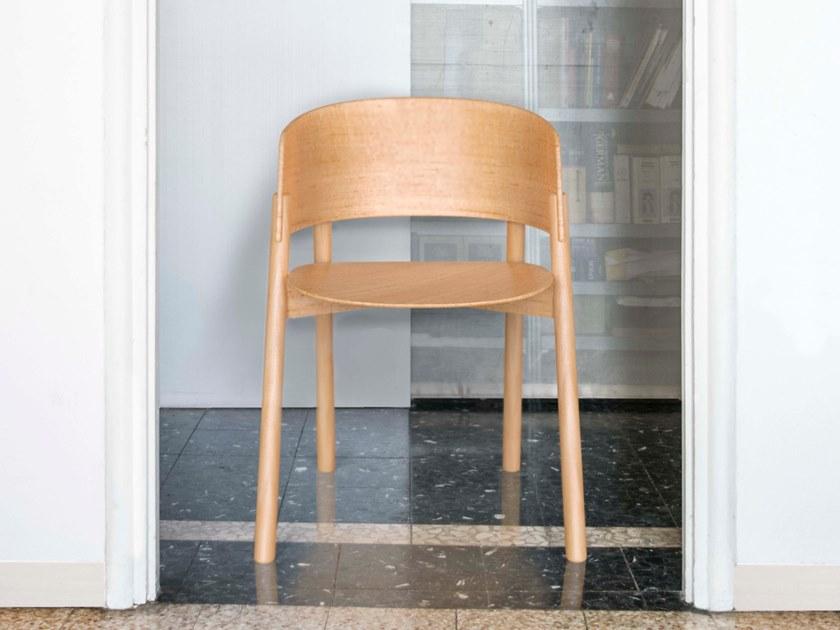 Anesis Стул из массива дерева с подлокотниками  A86  - Вид №6