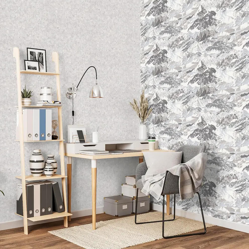 Флизелиновые обои Palitra Home Mount с рельефной текстурой в коричневых тонах 84532721 STLM-0834784 - Вид №3