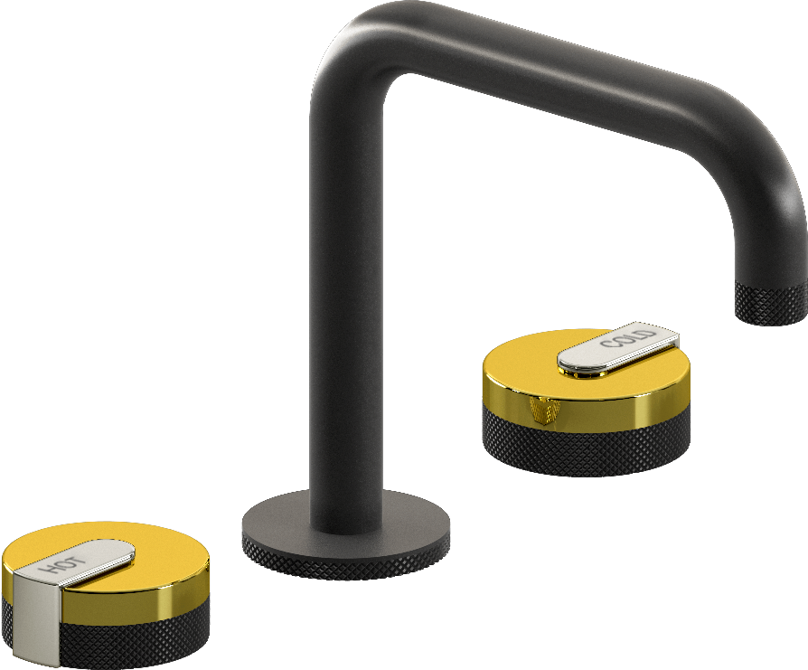 E-11511-R1PB-L1PC-BK Смеситель для умывальника на 3 отвертия GRAFF MOD+