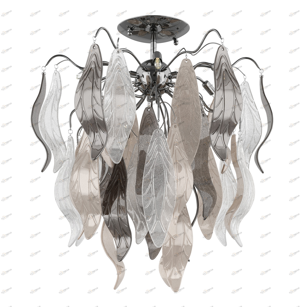 Потолочная люстра Lightstar Vetro Сolore 793095 LIGHTSTAR ДИЗАЙНЕРСКИЕ, VETRO СOLORE 058347 Хром 