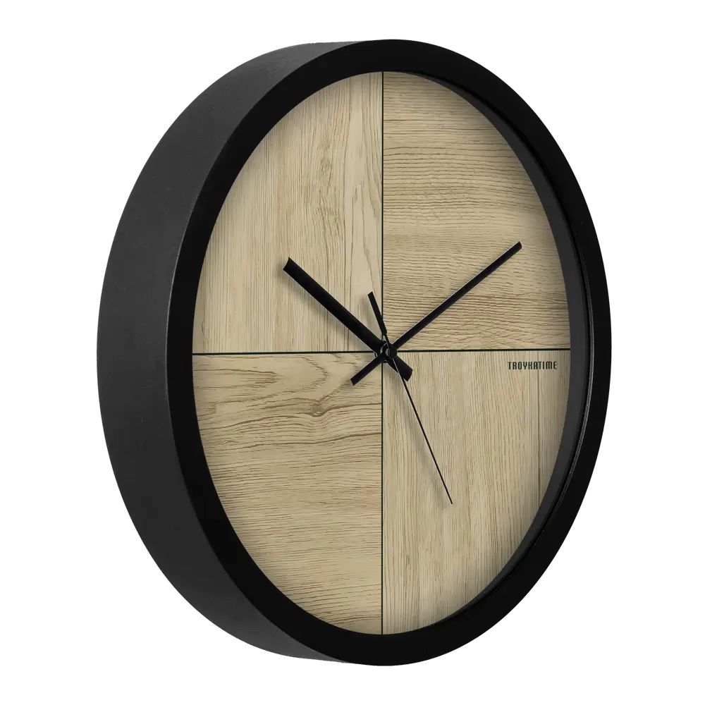 Часы настенные Нео-лофт d30 см цвет коричневый TROYKATIME WELLBEING STLM-2046867 - Вид №2