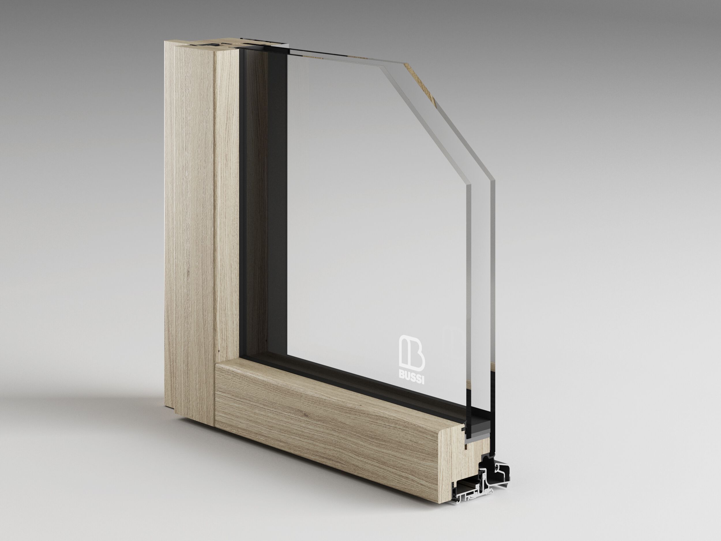 Окно из дерева и стекла Bussi VETROLUX ARCH-00132298