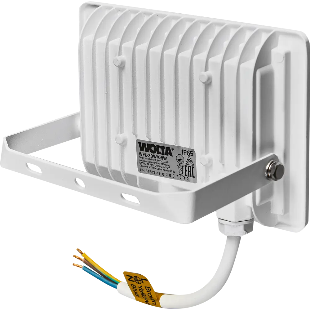 Уличный светодиодный прожектор Wolta WFL-30W с нейтральным белым светом 89338414 STLM-0929061 - Вид №4