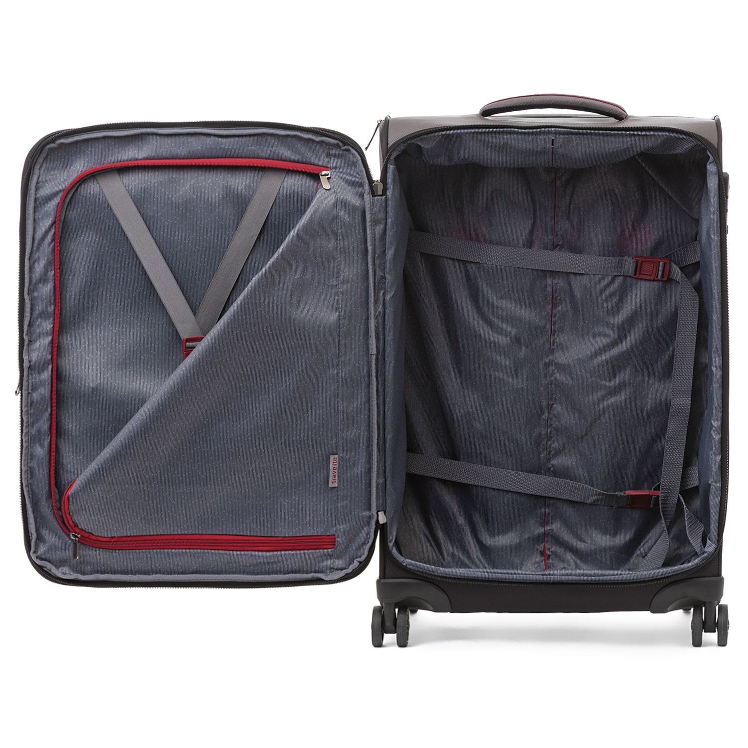 83348-01 Чемодан 83348 4-Wheel Trolley M Exp Travelite Stream - Вид №1