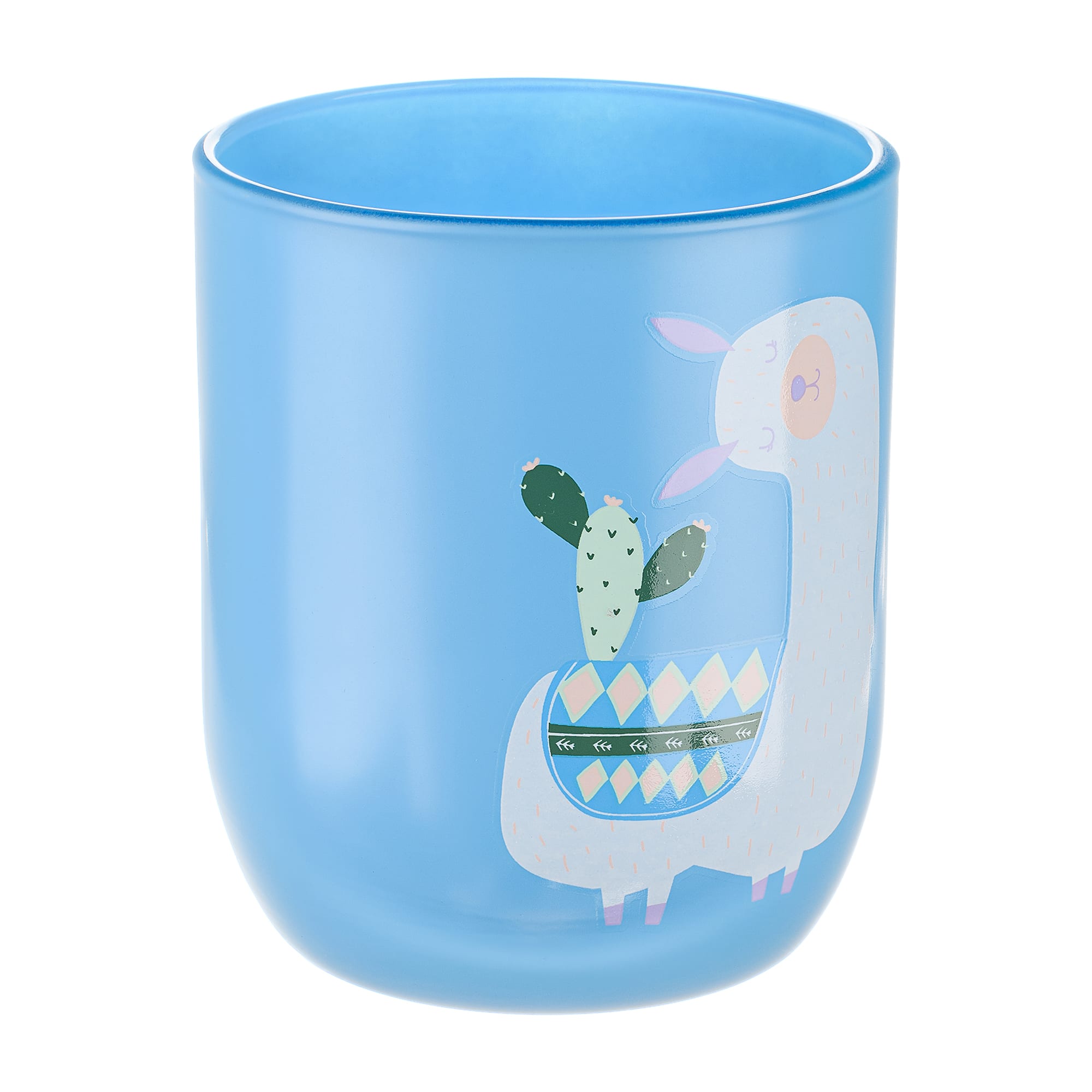 88109927 Стакан для зубных щеток стекло цвет голубой Lama Santreyd - Вид №1