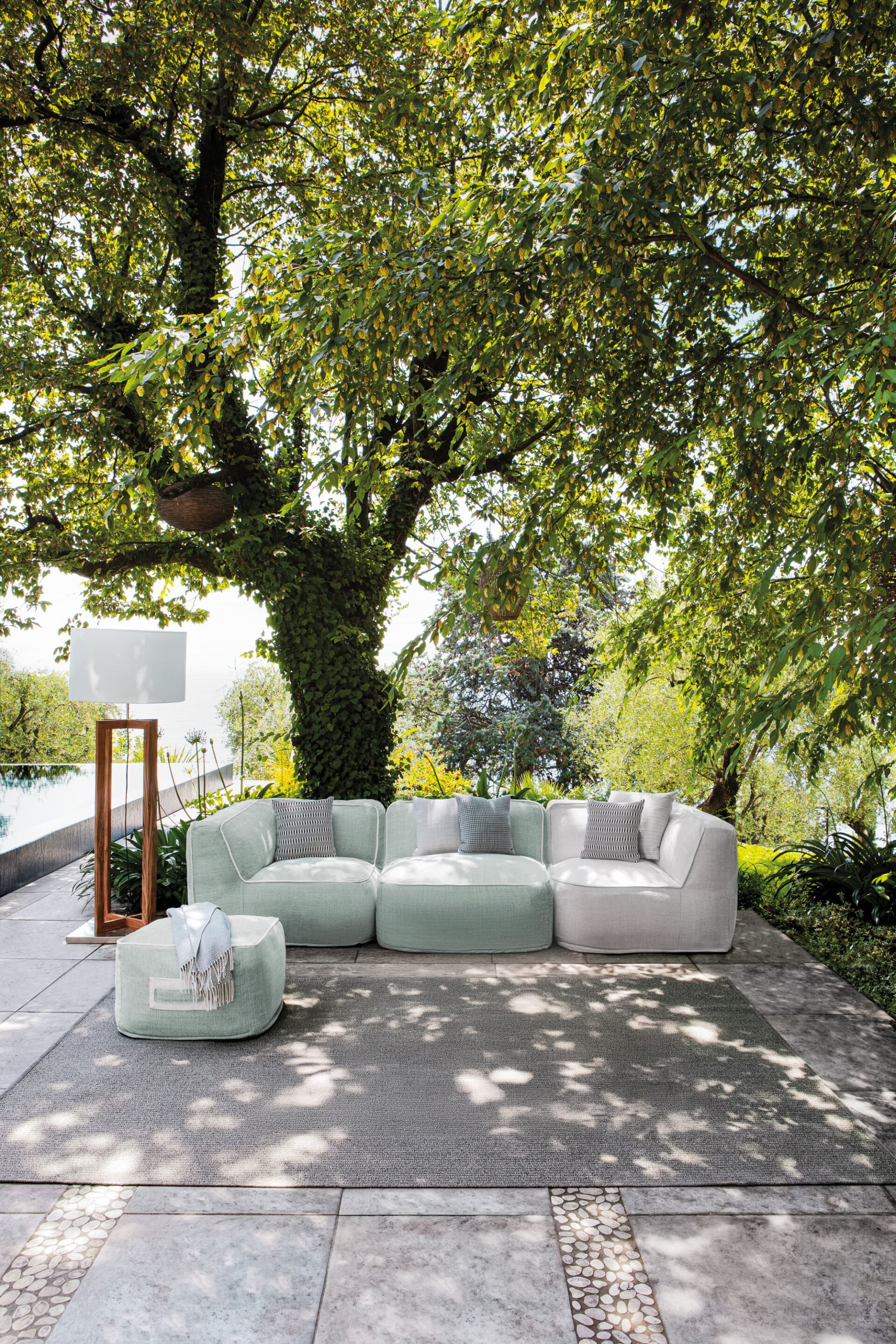 2-местный тканевый садовый диван Atmosphera ARCH-00056618 - Вид №3