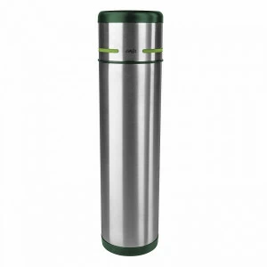 Термос из нержавеющей стали зеленый 1 л Mobility EMSA ДИЗАЙНЕРСКИЕ 00-3951800 Хром