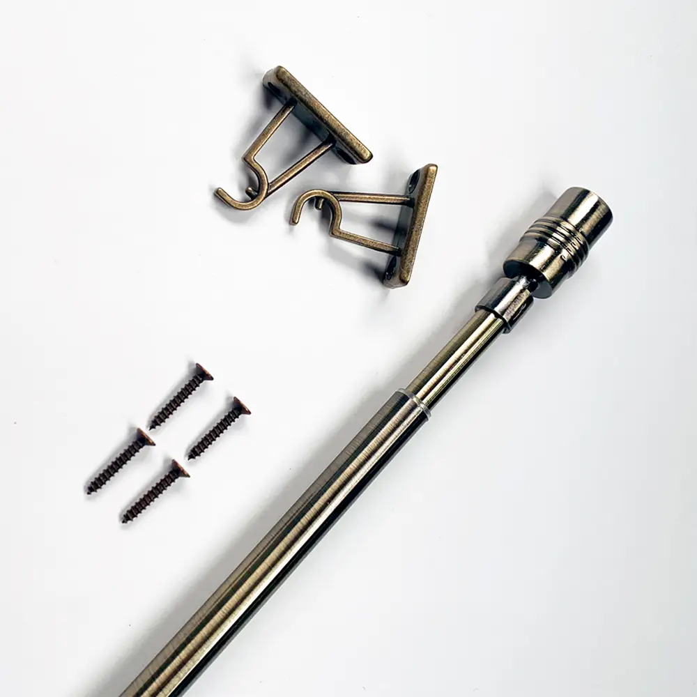 ЭСКАР Карниз Цилиндр однорядный для штор 60-80 см латунь 89370898 STLM-1575074 - Вид №2