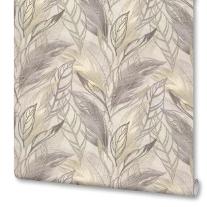 Обои флизелиновые Артекс Хлоя коричневые 1.06 м 10708-04