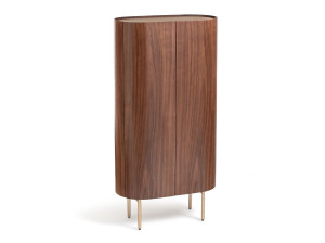 Шкаф из шпона с распашными дверцами