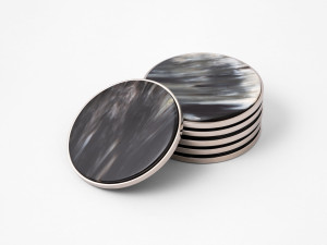 6шт рога и латунные подставки набор