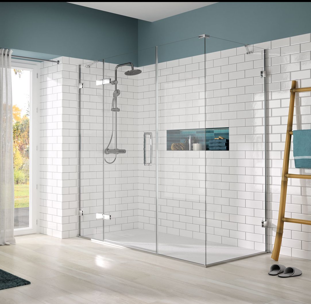 Дверь душевая для установки с боковой панелью GHD1200H Или R Merlyn Arysto Хромированный 