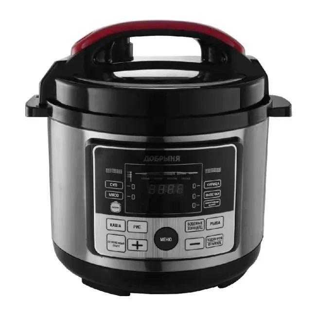 5359359 Мультиварка-скороварка Добрыня DO-1022 серебристый STDN-0143433 - Вид №1