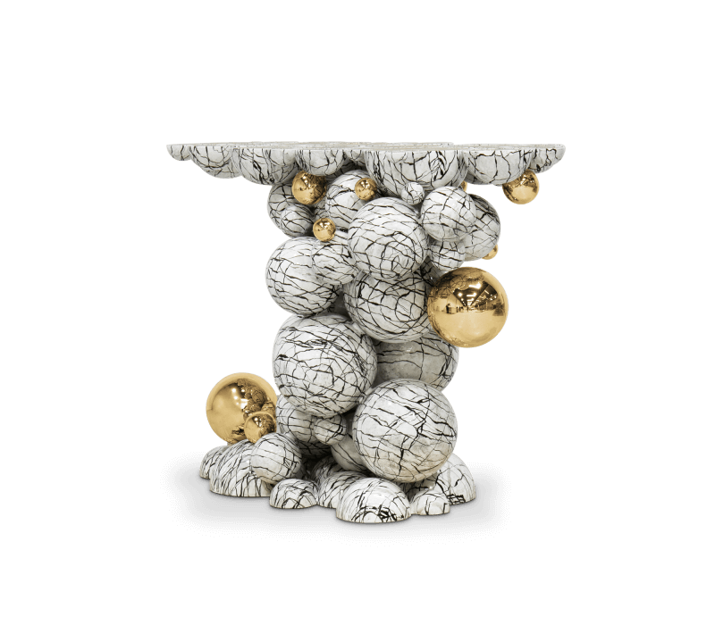 0-110 Консоль Newton из искусственного мрамора Boca Do Lobo  - Вид №10