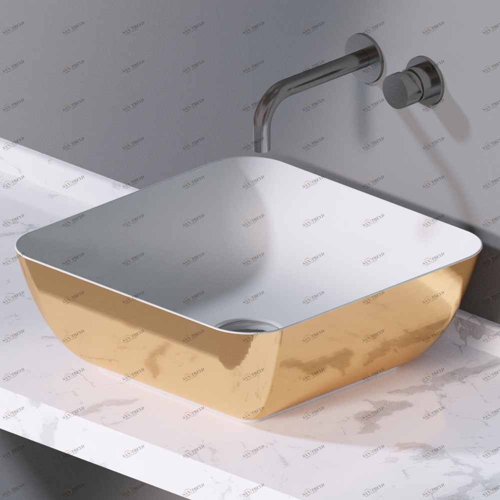 L602250 Накладная раковина на столешницу  прямоугольная A. e T. Italia ELITE AeT ITALIA