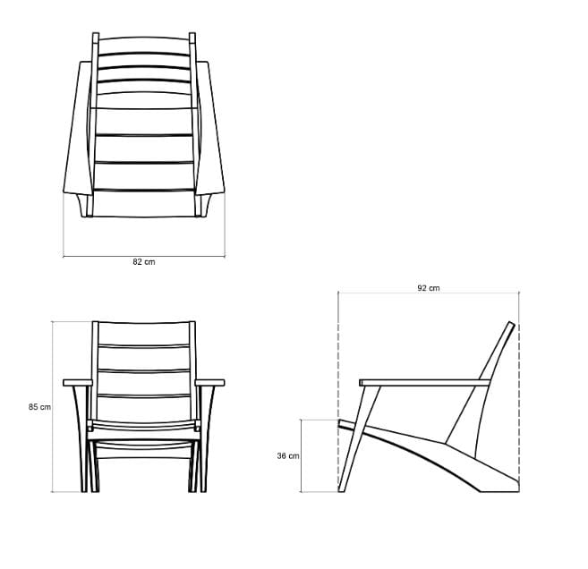 Стул из тикового дерева KARPENTER Idle Moose ARCH-00076224 - Вид №4