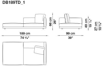 B&B Italia Кожаный диван Dock sun-id-1441060 - Вид №49