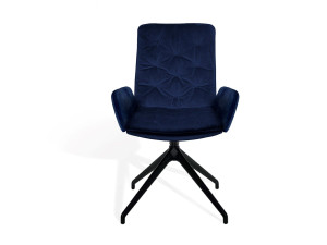 Мягкое вращающееся кресло с подлокотниками