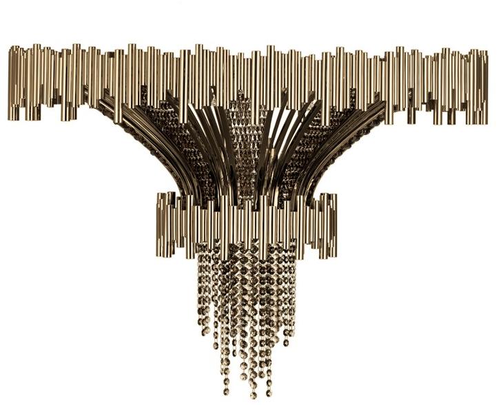 LUXXU Потолочный светильник из латуни с кристаллами swarovski® Scala sun-id-1462942 - Вид №2