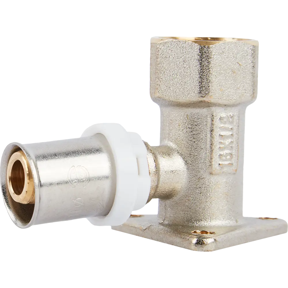 Водорозетка Aquasfera 1/2"x16 мм ВР никелированная латунь 027-8832 STLM-2070432 - Вид №1