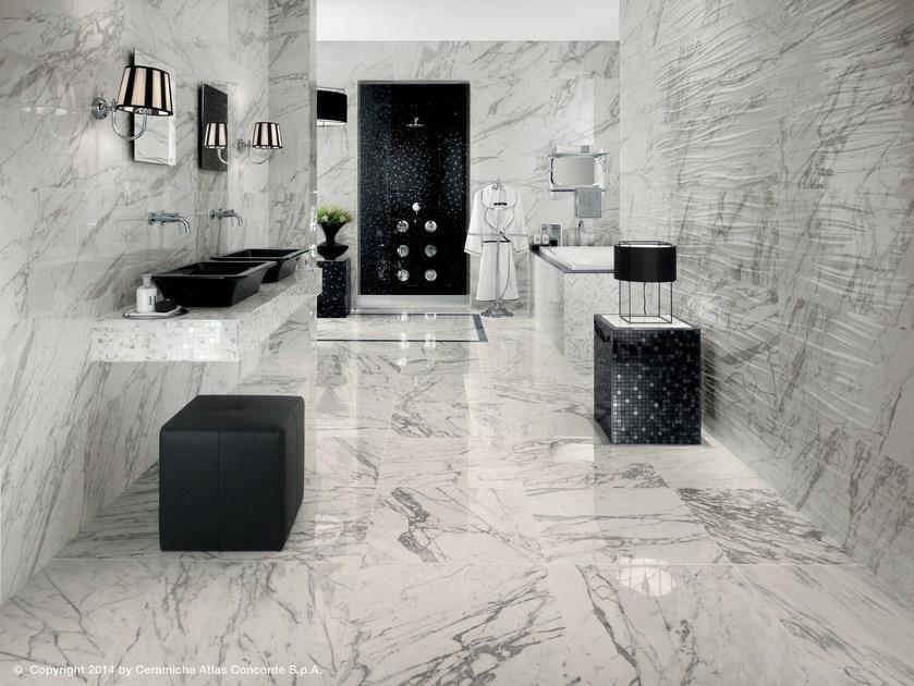 Atlas Concorde Белая плитка для стен с эффектом мрамора Marvel pro sun-id-1511114 - Вид №19