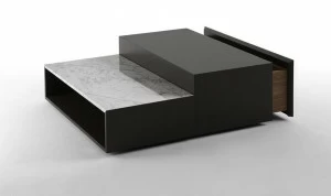 Kendo Mobiliario Лакированный квадратный журнальный столик из мдф