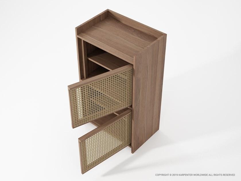 KARPENTER Комод из массива дерева и ротанга с распашными дверцами Roots sun-id-1357623 - Вид №22