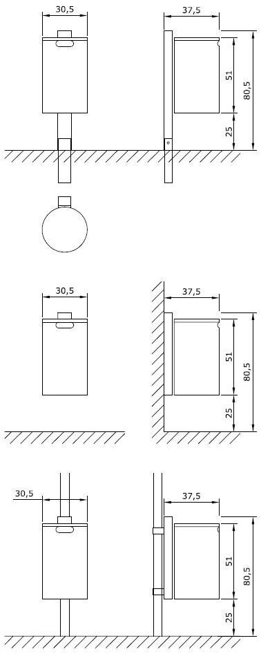 Euroform W Контейнер для мусора из металла  220, 221  - Вид №7