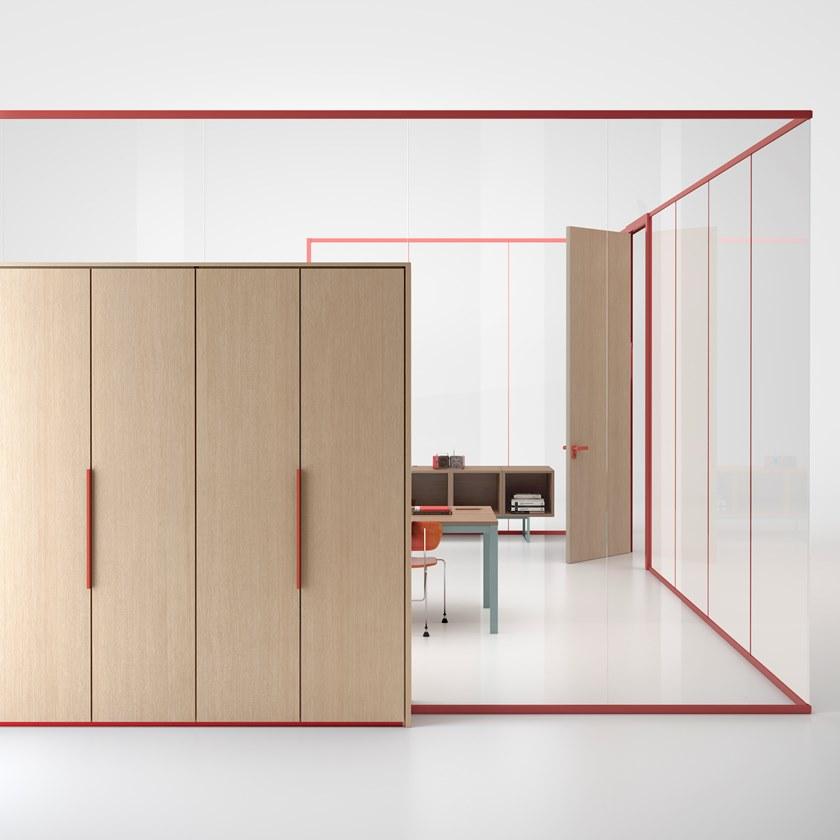 Manerba Стеклянная передвижная стена для офиса Wall system sun-id-1511628 - Вид №1