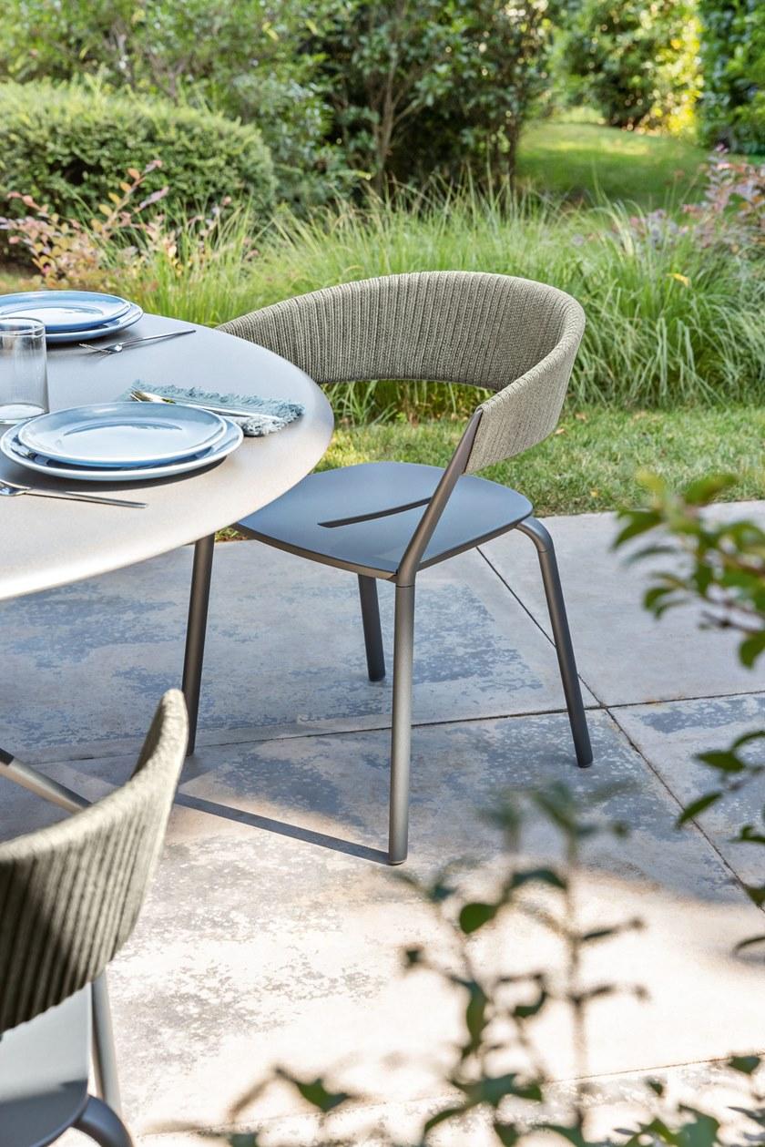 FAST Садовый стул из алюминия и ткани с подлокотниками Ria 7601 - 7602 - Вид №7